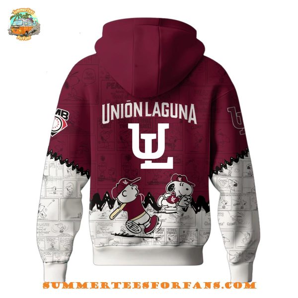 Algodoneros Union Laguna Snoopy 75th Anniversary of Peanuts Hoodie Longpants Cap