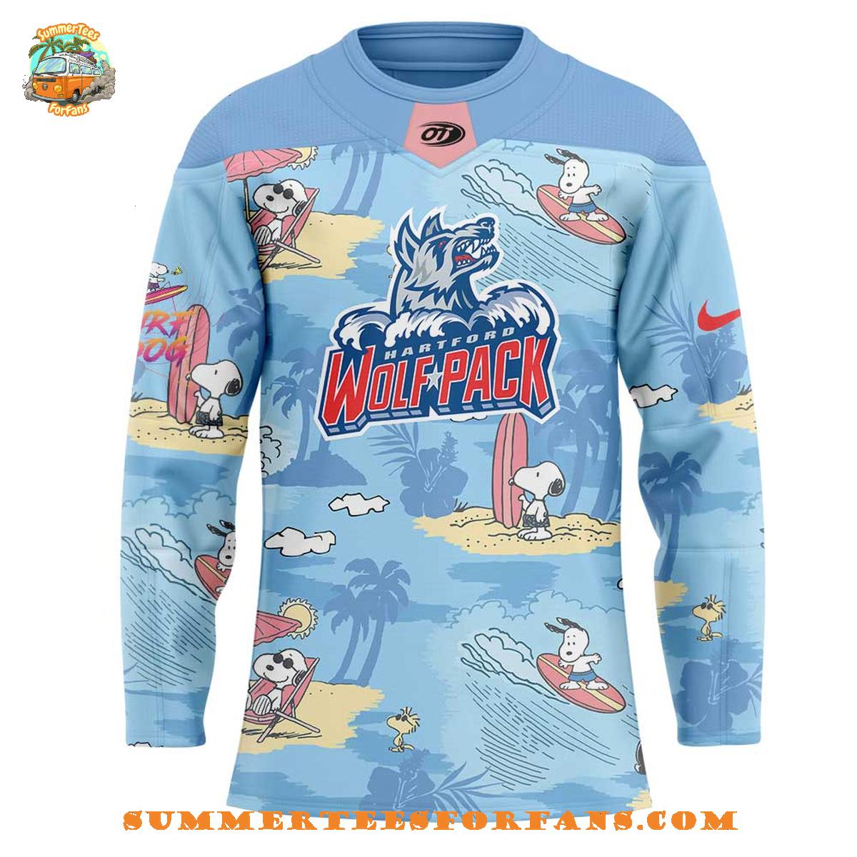 Hartford Wolf Pack Peanuts Summer Collection For Fans 2025 Hockey Jersey Hartford Wolf Pack Peanuts Summer Collection For Fans 2025 Hockey Jersey
