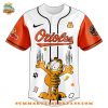 Baltimore Orioles MLB Garfield Cat 2025 Baseball Jersey
