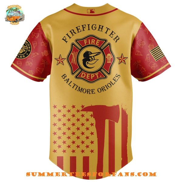 Baltimore Orioles MLB x Firefighter Appreciation Night 2025 Baseball Jersey