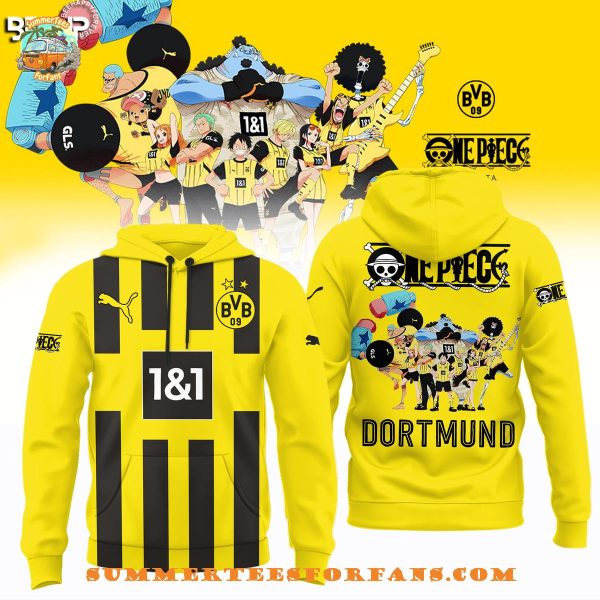 Borussia Dortmund X One Piece For Fans 2025 3D T-Shirt