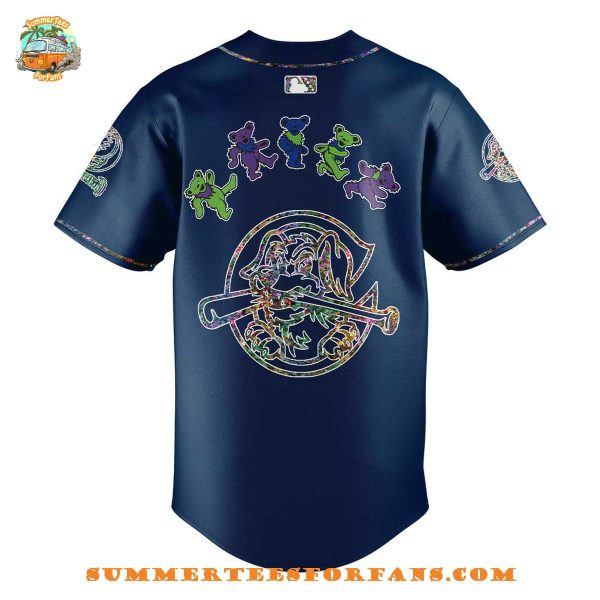 Charleston RiverDogs Grateful Dead 60th Anniversary Baseball Jersey