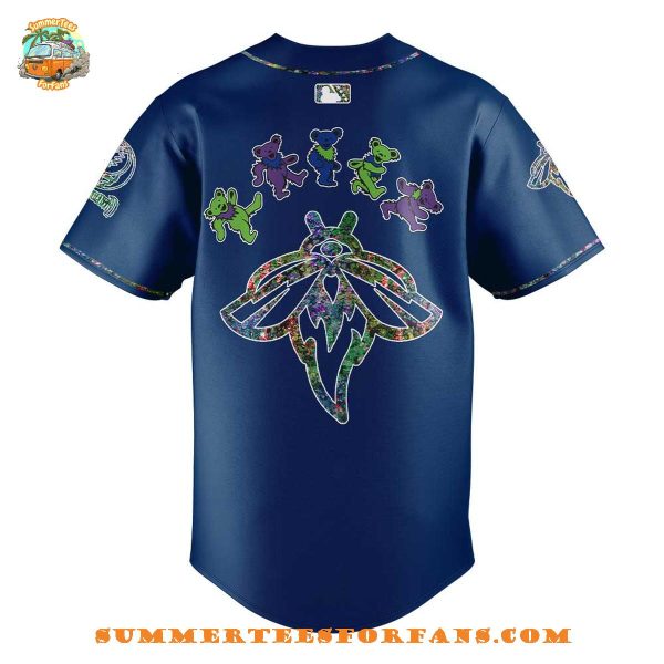 Columbia Fireflies Grateful Dead 60th Anniversary Baseball Jersey