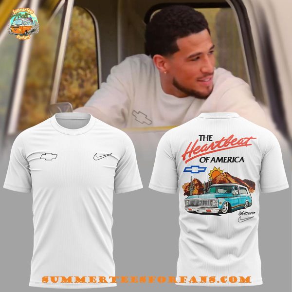 Devin Booker x Chevy Apparel Thje Heartbeat Of America T-Shirt