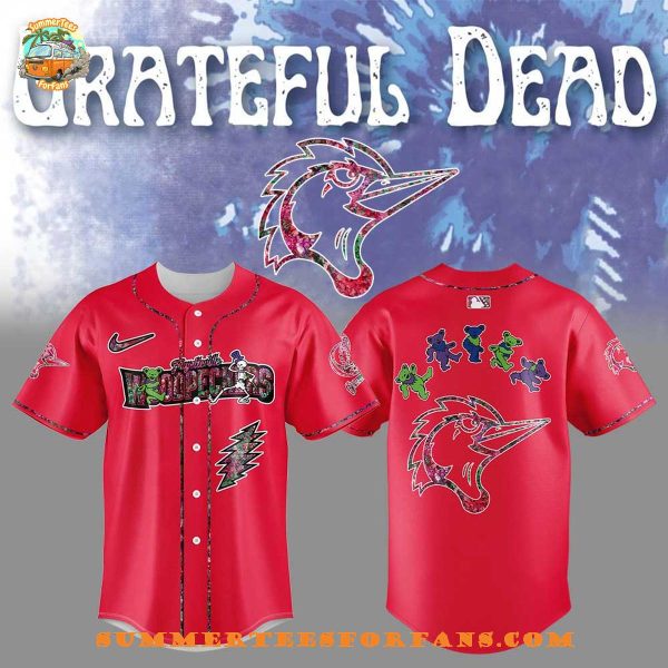 Fayetteville Woodpeckers Grateful Dead 60th Anniversary Special New Baseball Jersey