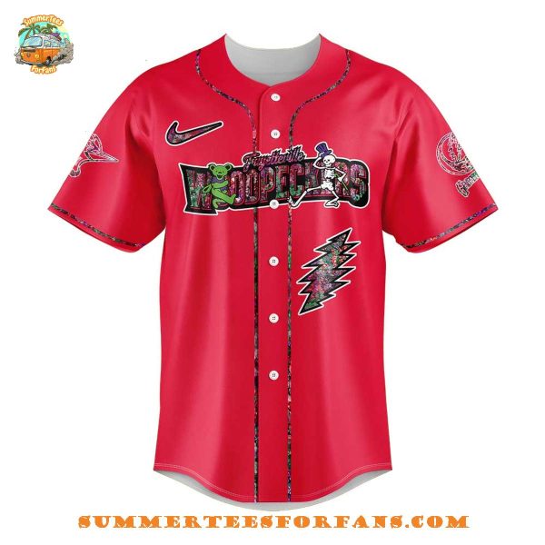 Fayetteville Woodpeckers Grateful Dead 60th Anniversary Special New Baseball Jersey