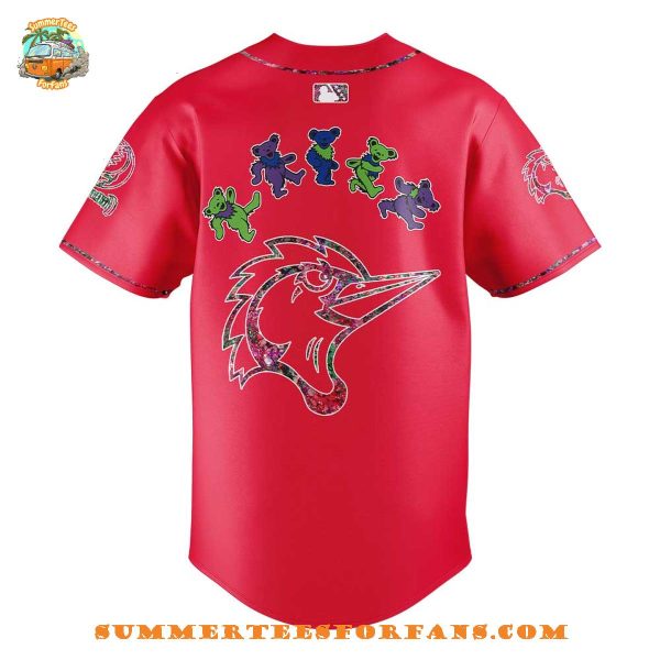 Fayetteville Woodpeckers Grateful Dead 60th Anniversary Special New Baseball Jersey
