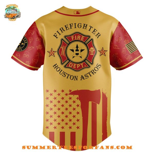Houston Astros MLB x Firefighter Appreciation Night 2025 Baseball Jersey