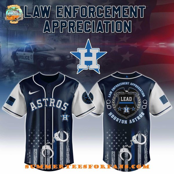 Houston Astros MLB x Law Enforcement Appreciation Day 2025 Baseball Jersey