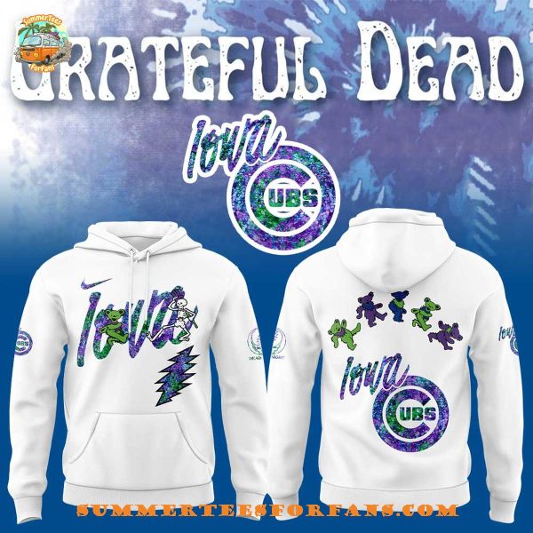 Iowa Cubs Grateful Dead Night 2025 Hoodie