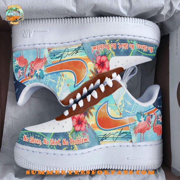 Kenny Chesney No Shoes, No Shirt, No Problem Air Force 1 Sneakers