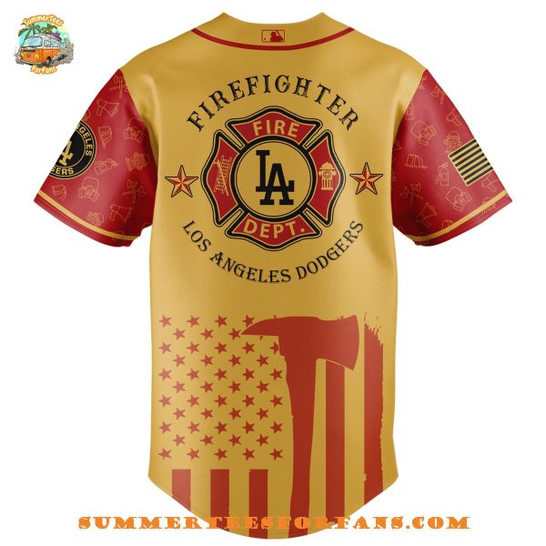 Los Angeles Dodgers MLB x Firefighter Appreciation Night 2025 Baseball Jersey