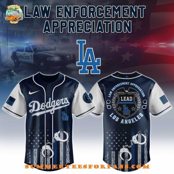 Los Angeles Dodgers MLB x Law Enforcement Appreciation Day 2025 Baseball Jersey