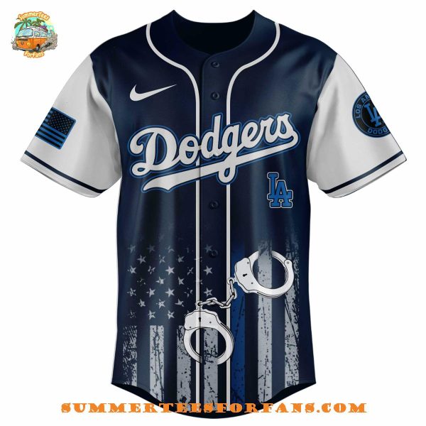 Los Angeles Dodgers MLB x Law Enforcement Appreciation Day 2025 Baseball Jersey