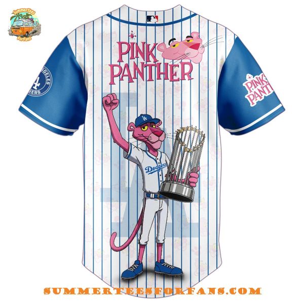 Los Angeles Dodgers x The Pink Panther Exclusive Design 2025 Baseball Jersey
