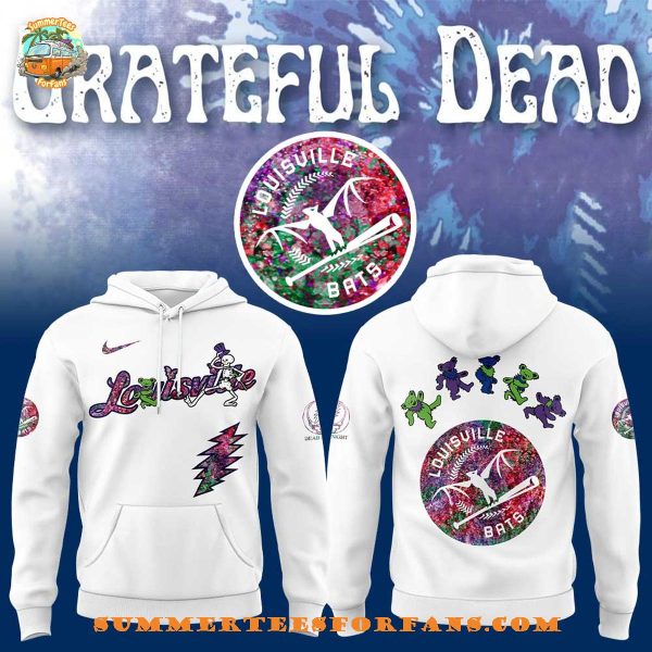 Louisville Bats Grateful Dead Night 2025 Hoodie