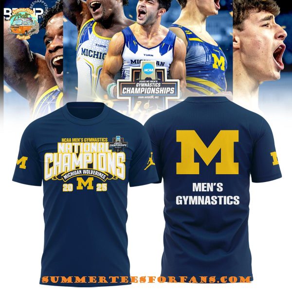 Michigan Wolverines NCAA Men’s Gymnastics National Champions 2025 Hoodie