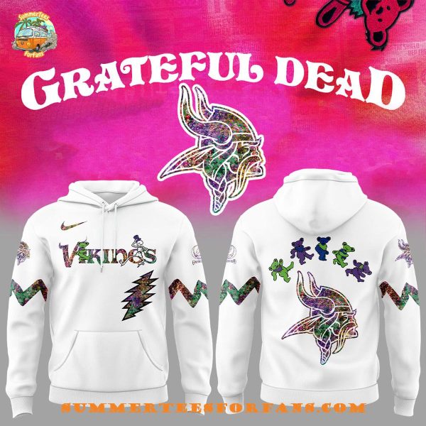 Minnesota Vikings Grateful Dead Night 2025 Limited Edition Hoodie