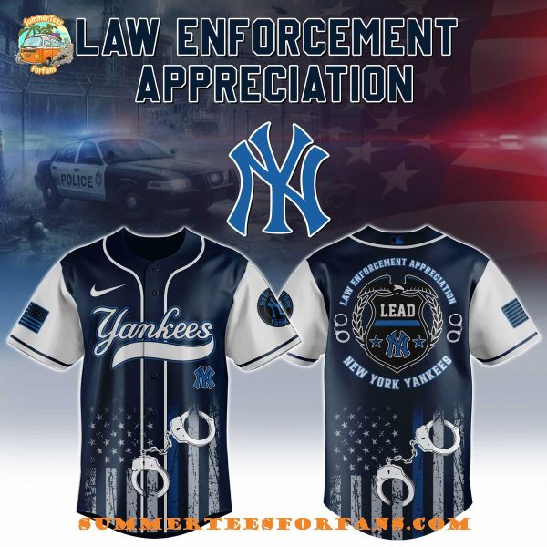 New York Yankees MLB x Law Enforcement Appreciation Day 2025 Baseball Jersey
