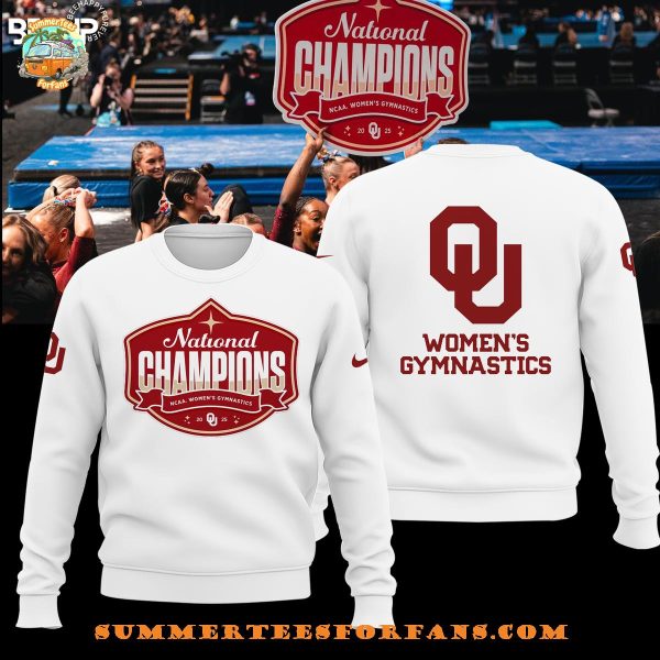 Oklahoma Sooners NCAA Women’s Gymnastics National Champions 2025  Hoodie