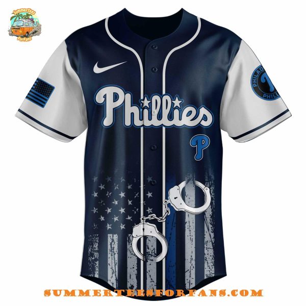Philadelphia Phillies MLB x Law Enforcement Appreciation Day 2025 Baseball Jersey