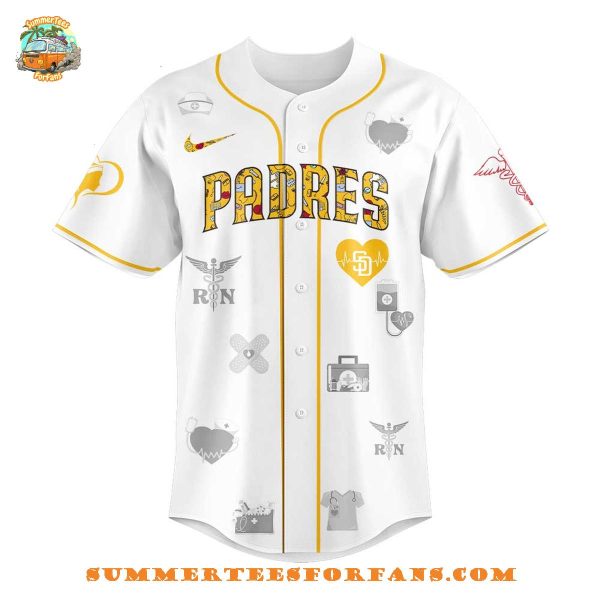 San Diego Padres Nurses Appreciation Night 2025 Special New Baseball Jersey