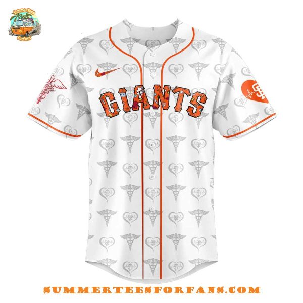 San Francisco Giants Nurses Appreciation Night 2025 Special New Baseball Jersey