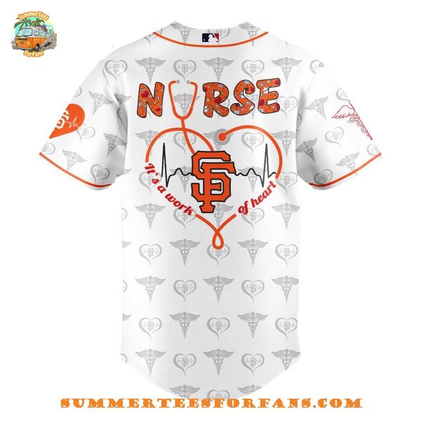 San Francisco Giants Nurses Appreciation Night 2025 Special New Baseball Jersey