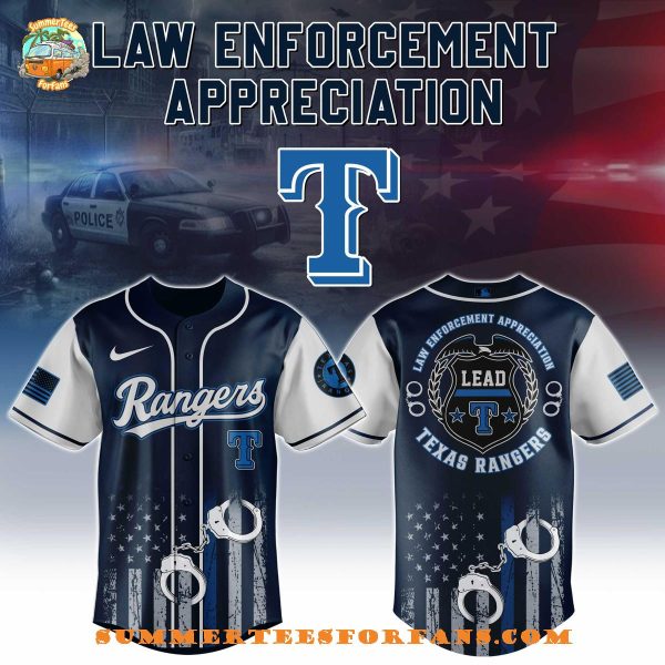 Texas Rangers MLB x Law Enforcement Appreciation Day 2025 Baseball Jersey