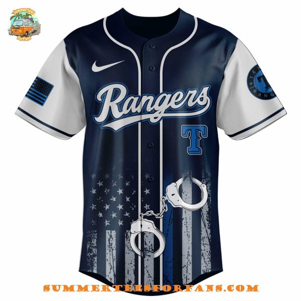 Texas Rangers MLB x Law Enforcement Appreciation Day 2025 Baseball Jersey