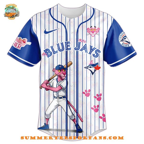 Toronto Blue Jays x The Pink Panther Exclusive Design 2025 Baseball Jersey