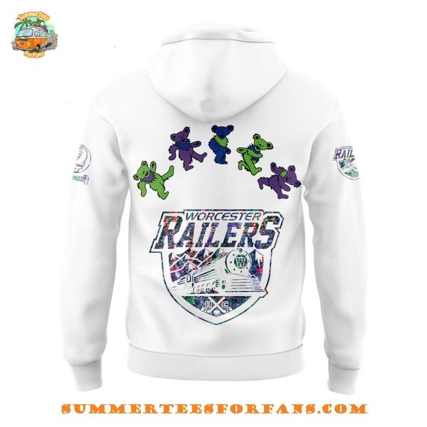 Worcester Railers Grateful Dead Night 2025 Hoodie