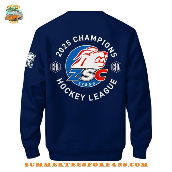 ZSC Lions 2025 Champions Hockey League Europa Meister Hoodie