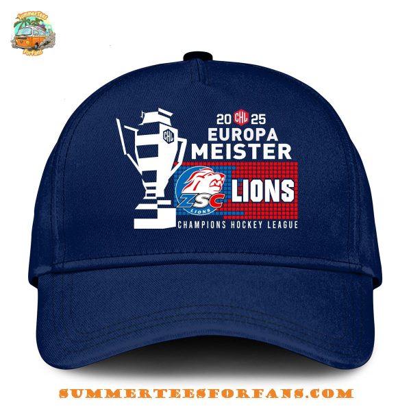 ZSC Lions 2025 Champions Hockey League Europa Meister Hoodie