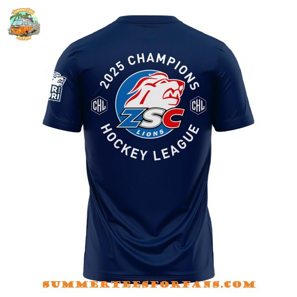 ZSC Lions 2025 Champions Hockey League Europa Meister T-Shirt