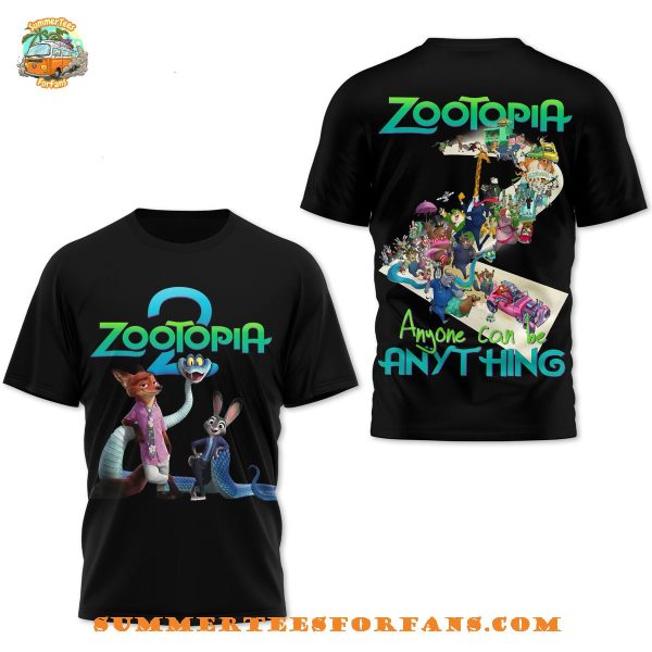 Zootopia Anyone Can Be Anything 2025 T-Shirt